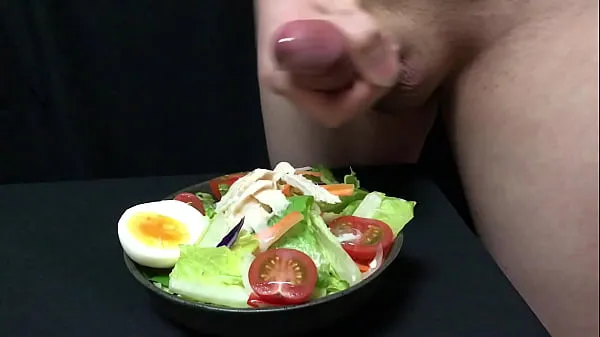 Filmy na dysku HD Cumshot on Salad