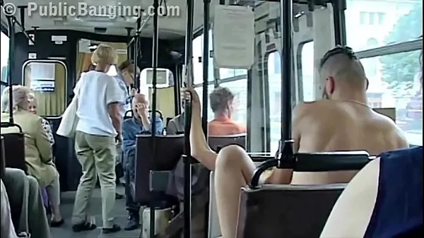 HD Extreme risky public transportation sex couple in front of all the passengers drive Movies