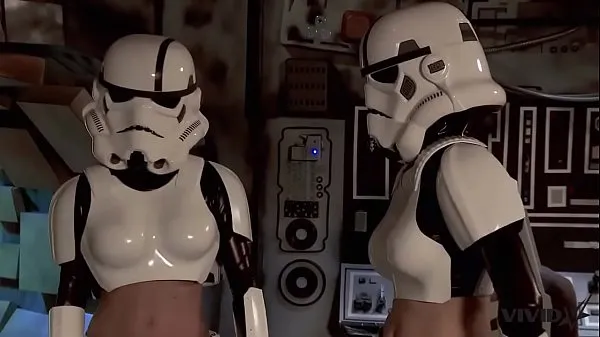 HD Vivid Parody - 2 Storm Troopers enjoy some Wookie dick schijf Films