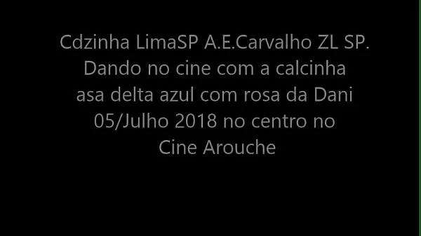 Filmy na dysku HD Cdzinha LimaSP Dando no cine com a calcinha asa delta azul com rosa modelo jeans da Dani esp de um colega 05 07 2018