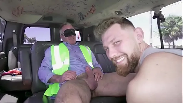 HD BUS - Construction Worker Dale Savage Gets Got By Jacob Peterson In A Van drive Movies