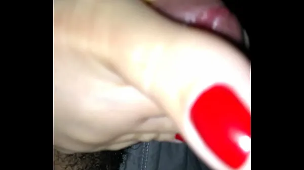 Films Pieds vernis à ongles rouge HD HD