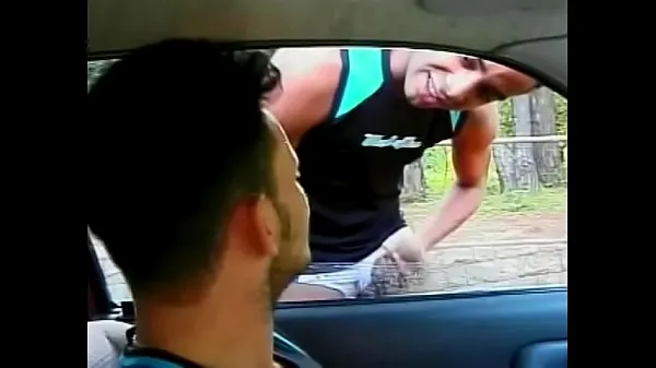 HD Latin gay dude enjoys getting his ass hole banged hard by a huge white dick in the passenger compartment ขับเคลื่อนภาพยนตร์