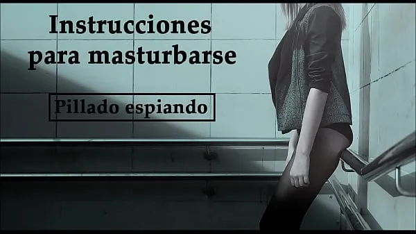 HD Instruções para se masturbar em espanhol. Eles te pegaram espionando. JOI gera filmes