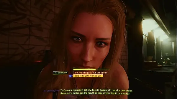 HD Cyberpunk 2077 Alt Cunningham Romance Scene Uncensored pogon Filmi