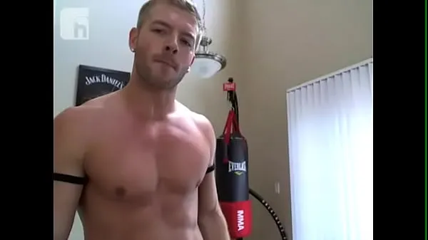 HD Blond boxer jerk off-drev film