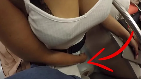 HD Unknown Blonde Milf with Big Tits Started Touching My Dick in Subway ! That's called Clothed Sex 드라이브 동영상