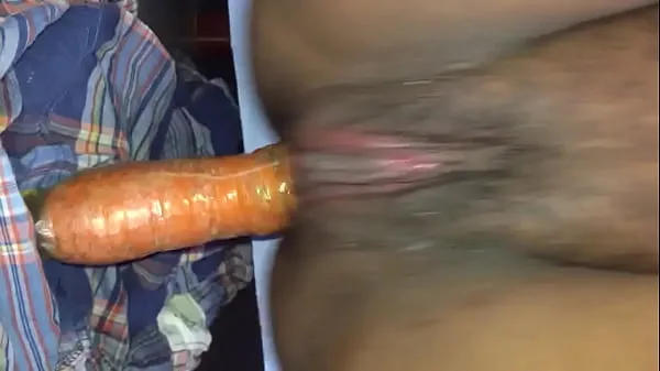 HD Deep anal masturbation with carrot memandu Filem