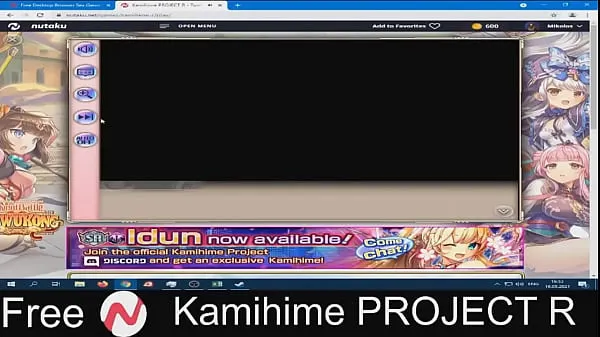 HD Kamihime PROJECT R (juego gratuito nutaku) RPG por turnos conduce películas