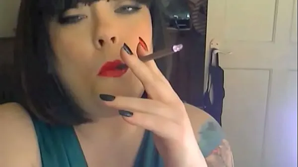 HD BBW Tina Snua Smokes A More 120 Cigarette - Smoking Fetish drive Movies