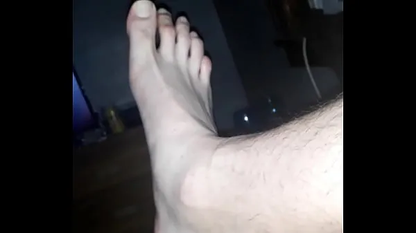 HD Boy show's big feet and soft cock drive Movies