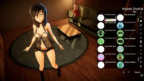 Ổ đĩa HD Our appartment [Hentai SFM game] Ep.2 Rainbow party girl enjoy a huge dildo Phim