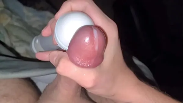 Ταινίες δίσκου HD MUST SEE!!! Pulsating cock vibrator cumshot