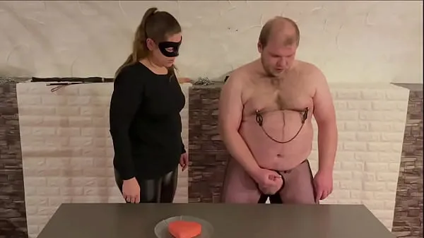 HD Femdom humiliation, cum feeding. To watch full video check our profile memandu Filem