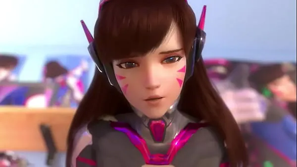 HD Cita perfecta con D-Va (Overwatch Hentai conduce películas