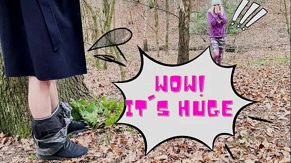 HD LUCKY Exhibitionist: Got free blowjob from a stranger hiking in the woods drive Movies