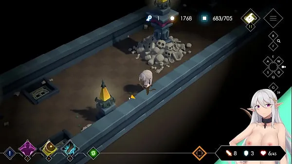 HD HGAME-Escape Dungeon 2-銀月蒼狼 蘇拉爾-2~與獸人用奇特的姿勢做愛!被大屌幹到一直求饒!最後射精在小穴裡 Filmleri Sürdürün