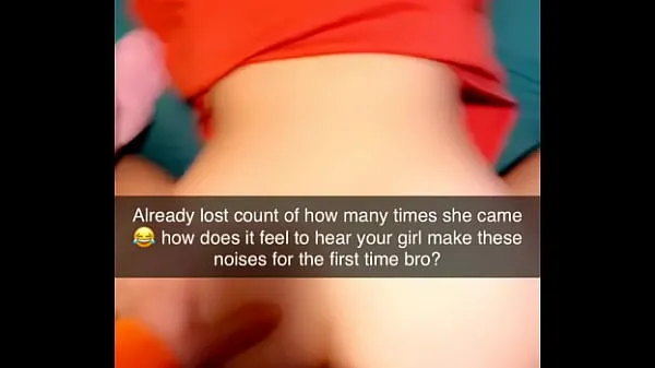 HD Rough Cuckhold Snapchat sent to cuck while his gf cums on cock many times pogon Filmi