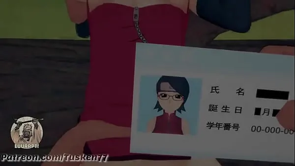 HD Sarada Uchiha Gets Spitroasted by two big cocks drive Movies