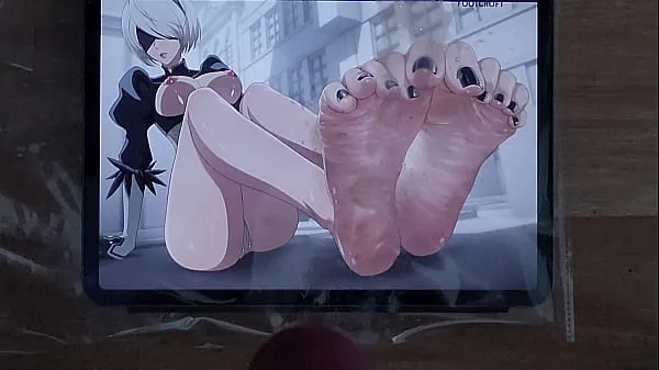 HD Yorha no.2 type b'feet cum tribute conduce películas