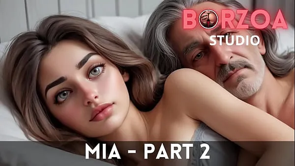 Films Mia et Papi 2 - les culottes vierges d'une jeune femme sont mouillées en pensant à son beau-grand-père de 40 ans plus âgé et à sa grosse bite HD HD