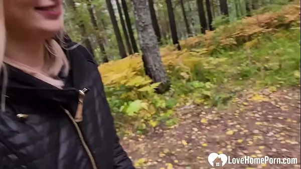 HD Sexy babe gets dicked in the woods pogon Filmi