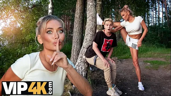 Films MOMMY4K. Russian Cougar Malusha found a dude with huge cock in the park and fucked him in 5 minutes HD HD